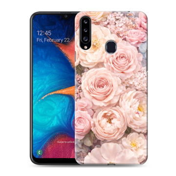 Силиконовый чехол на Samsung Galaxy A20s с принтом женский Силиконовый чехол на Samsung Galaxy A20s с принтом женский