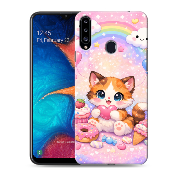 Силиконовый чехол на Samsung Galaxy A20s с принтом для девочек Силиконовый чехол на Samsung Galaxy A20s с принтом для девочек