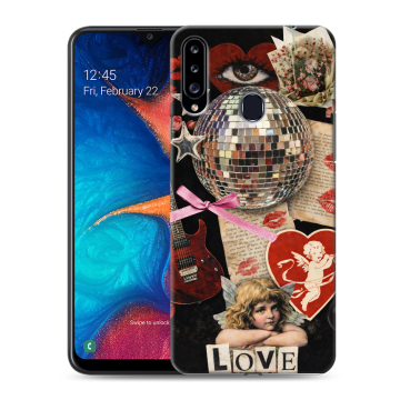 Силиконовый чехол на Samsung Galaxy A20s с принтом для девочек Силиконовый чехол на Samsung Galaxy A20s с принтом для девочек