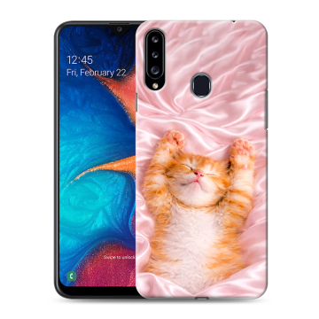 Силиконовый чехол на Samsung Galaxy A20s с принтом женский Силиконовый чехол на Samsung Galaxy A20s с принтом женский