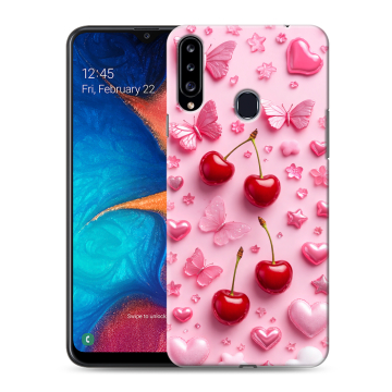 Силиконовый чехол на Samsung Galaxy A20s с принтом для девочек Силиконовый чехол на Samsung Galaxy A20s с принтом для девочек