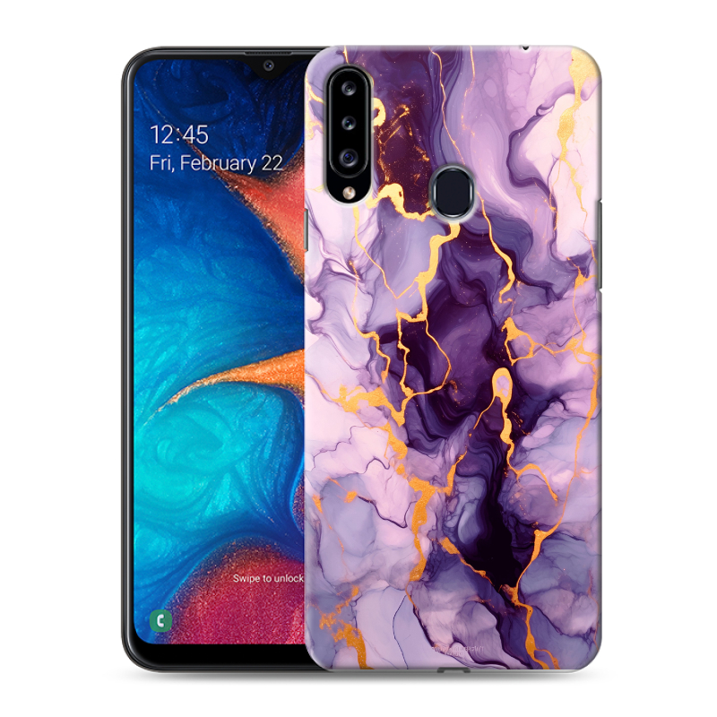 Пластиковый чехол на Samsung Galaxy A20s с принтом Мрамор Пластиковый чехол на Samsung Galaxy A20s с принтом Мрамор
