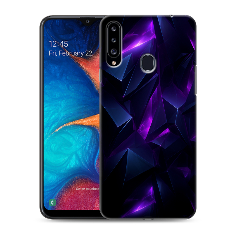 Пластиковый чехол на Samsung Galaxy A20s с принтом Абстракиция Пластиковый чехол на Samsung Galaxy A20s с принтом Абстракиция