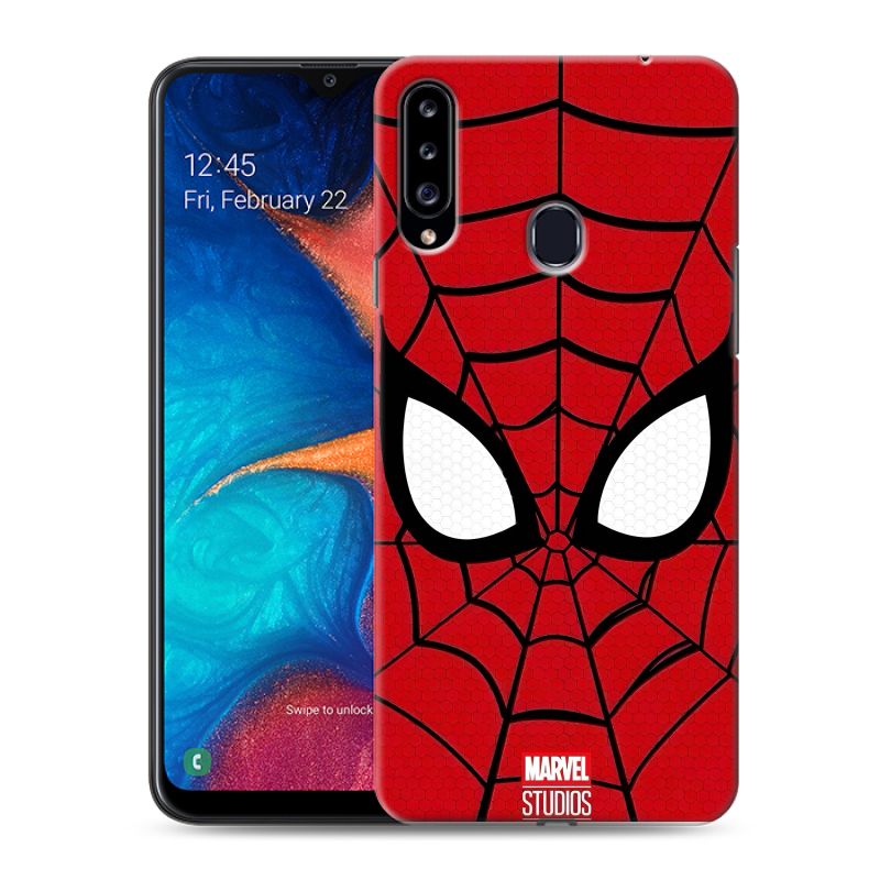 Силиконовый чехол на Samsung Galaxy A20s с принтом человек паук spiderman Силиконовый чехол на Samsung Galaxy A20s с принтом человек паук spiderman