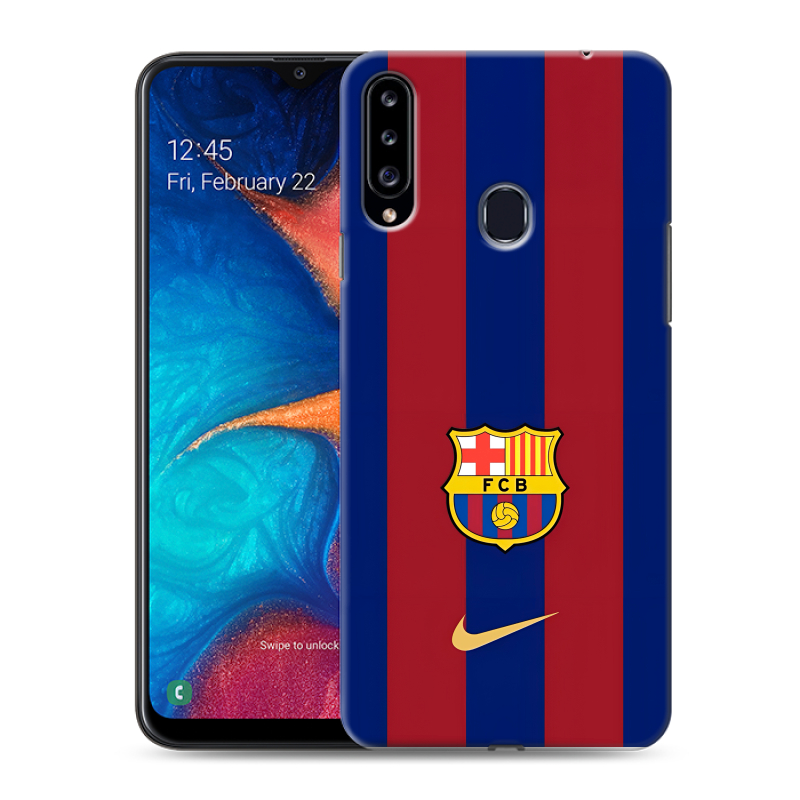 Силиконовый чехол на Samsung Galaxy A20s с принтом Барселона Barcelona Силиконовый чехол на Samsung Galaxy A20s с принтом Барселона Barcelona