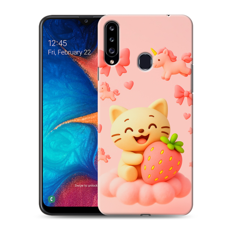 Силиконовый чехол на Samsung Galaxy A20s с принтом для девочек Силиконовый чехол на Samsung Galaxy A20s с принтом для девочек