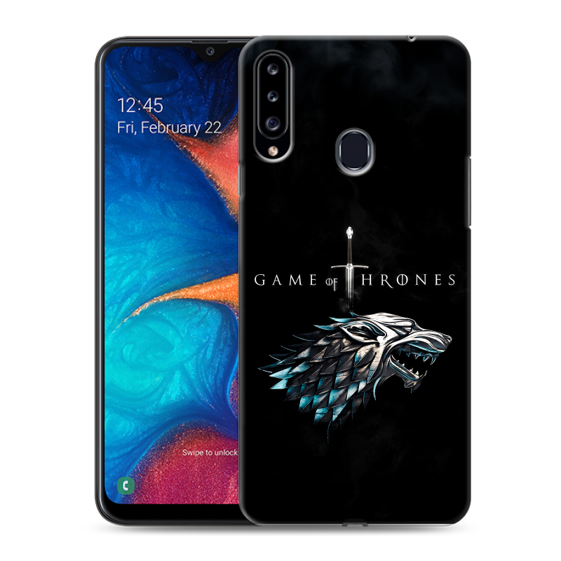 Силиконовый противоударный чехол на Samsung Galaxy A20s с принтом Игра Престолов Game Thrones Силиконовый противоударный чехол на Samsung Galaxy A20s с принтом Игра Престолов Game Thrones