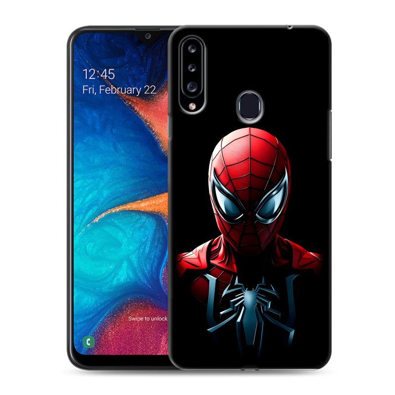 Пластиковый чехол на Samsung Galaxy A20s с принтом Spiderman Человек паук Пластиковый чехол на Samsung Galaxy A20s с принтом Spiderman Человек паук