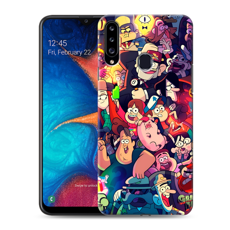 Силиконовый чехол на Samsung Galaxy A20s с принтом Gravity Falls Гравити Фолз Силиконовый чехол на Samsung Galaxy A20s с принтом Gravity Falls Гравити Фолз