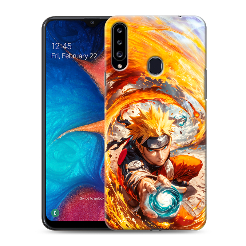 Силиконовый чехол на Samsung Galaxy A20s с принтом Аниме Наруто Naruto Силиконовый чехол на Samsung Galaxy A20s с принтом Аниме Наруто Naruto
