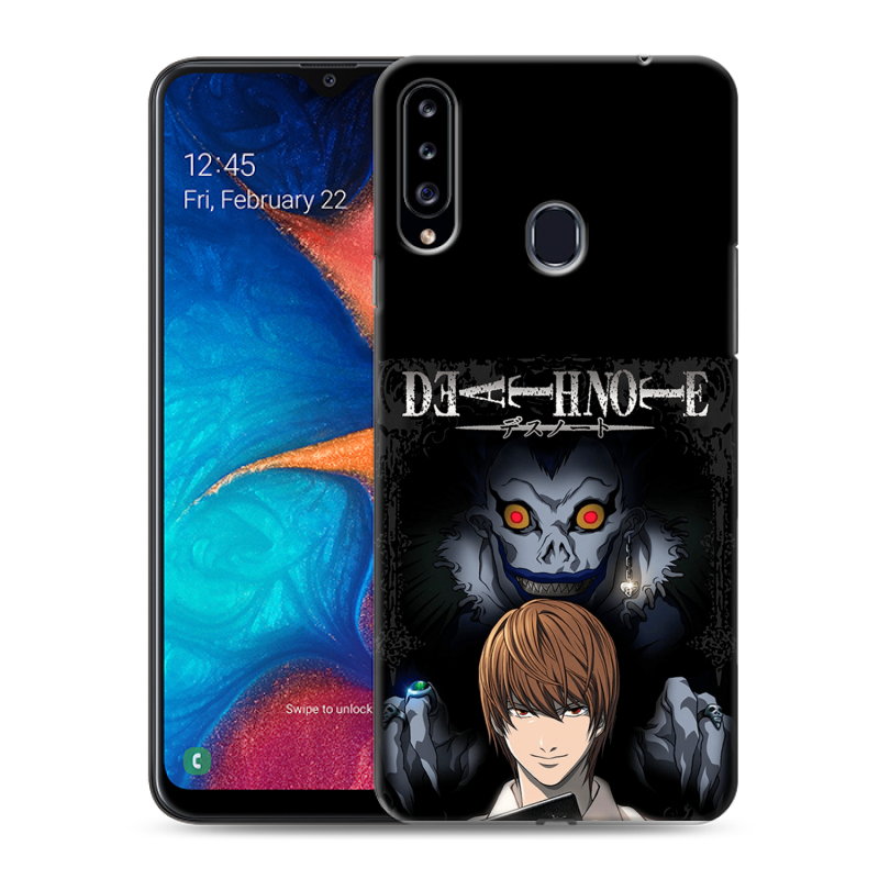 Пластиковый чехол на Samsung Galaxy A20s с принтом Death note Тетрадь смерти Пластиковый чехол на Samsung Galaxy A20s с принтом Death note Тетрадь смерти