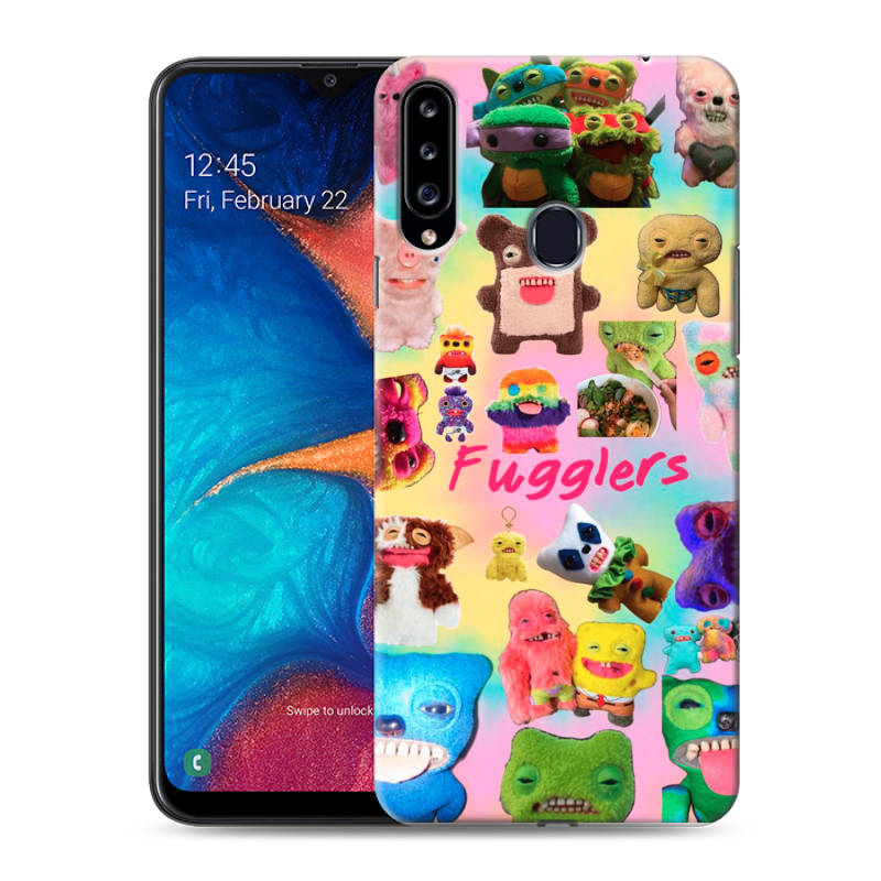 Силиконовый чехол на Samsung Galaxy A20s с принтом Флагер Fuggler Силиконовый чехол на Samsung Galaxy A20s с принтом Флагер Fuggler