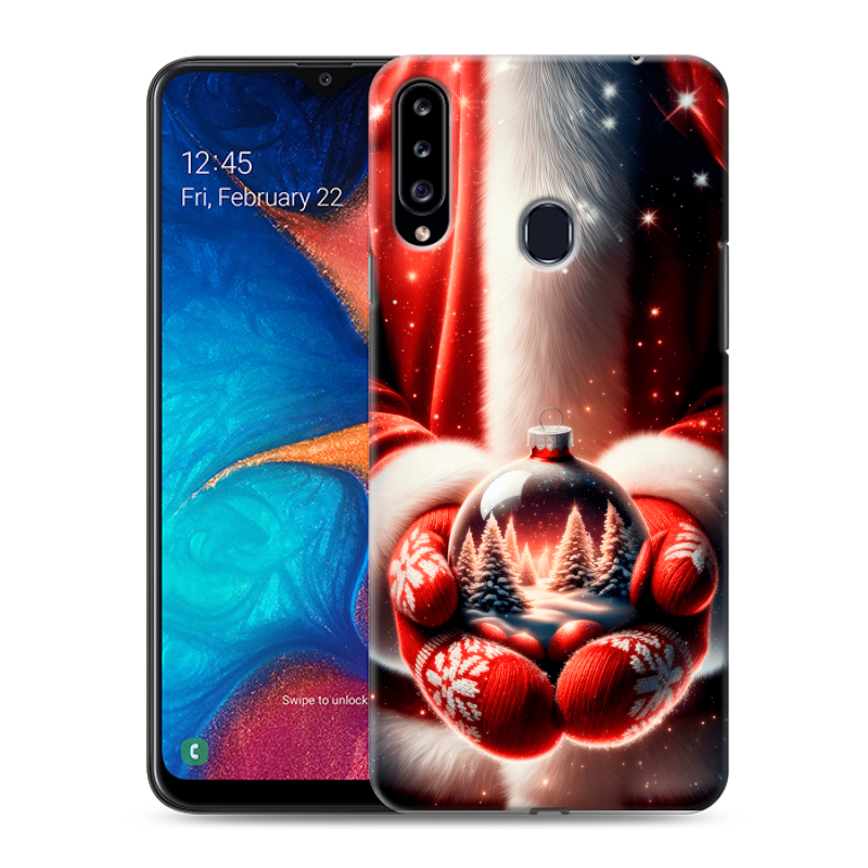 Пластиковый чехол на Samsung Galaxy A20s с принтом Новый год Пластиковый чехол на Samsung Galaxy A20s с принтом Новый год
