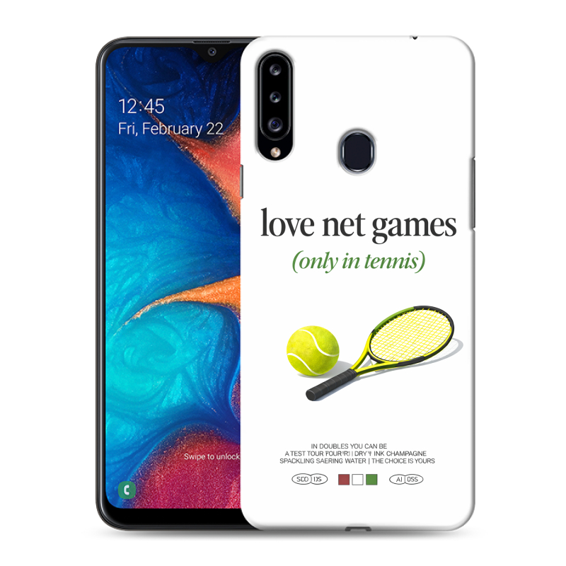 Силиконовый противоударный чехол на Samsung Galaxy A20s с принтом для девочек Силиконовый противоударный чехол на Samsung Galaxy A20s с принтом для девочек