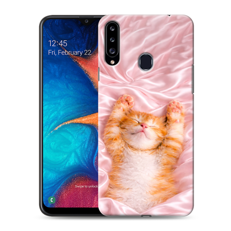 Силиконовый чехол на Samsung Galaxy A20s с принтом женский Силиконовый чехол на Samsung Galaxy A20s с принтом женский