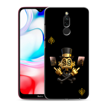 Силиконовый чехол на Xiaomi RedMi 8 с принтом Золотой скрудж макдак