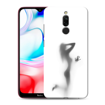 Силиконовый чехол на Xiaomi RedMi 8 с принтом Силуэт