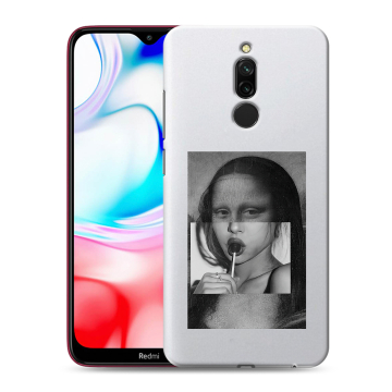 Силиконовый чехол на Xiaomi RedMi 8 с принтом Мона Лиза Силиконовый чехол на Xiaomi RedMi 8 с принтом Мона Лиза