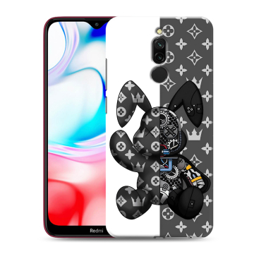 Силиконовый чехол на Xiaomi RedMi 8 с принтом Луи робот Силиконовый чехол на Xiaomi RedMi 8 с принтом Луи робот