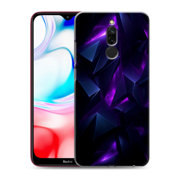 Силиконовый чехол на Xiaomi RedMi 8 с принтом Абстракиция