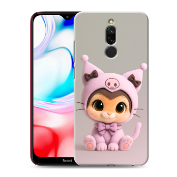 Силиконовый чехол на Xiaomi RedMi 8 с принтом Куроми Kuromi Силиконовый чехол на Xiaomi RedMi 8 с принтом Куроми Kuromi