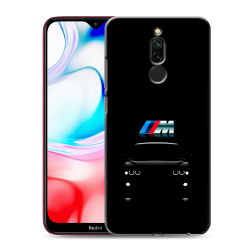 Силиконовый чехол на Xiaomi RedMi 8 с принтом БМВ BMW Силиконовый чехол на Xiaomi RedMi 8 с принтом БМВ BMW