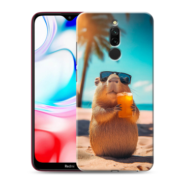 Силиконовый чехол на Xiaomi RedMi 8 с принтом Капибара