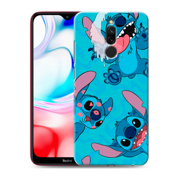 Силиконовый чехол на Xiaomi RedMi 8 с принтом Лило и Стич