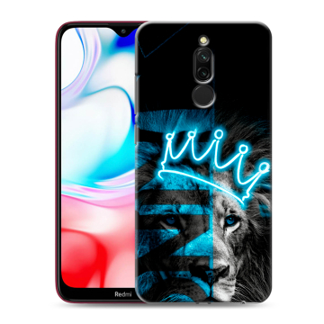 Силиконовый чехол на Xiaomi RedMi 8 с принтом Король лев Силиконовый чехол на Xiaomi RedMi 8 с принтом Король лев