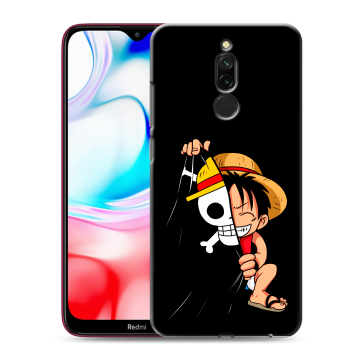Силиконовый чехол на Xiaomi RedMi 8 с принтом One Piece Ван Пис Силиконовый чехол на Xiaomi RedMi 8 с принтом One Piece Ван Пис