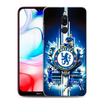 Силиконовый чехол на Xiaomi RedMi 8 с принтом Chelsea Челси Силиконовый чехол на Xiaomi RedMi 8 с принтом Chelsea Челси