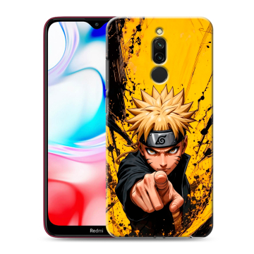 Силиконовый чехол на Xiaomi RedMi 8 с принтом Naruto Наруто Силиконовый чехол на Xiaomi RedMi 8 с принтом Naruto Наруто