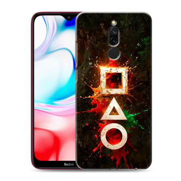 Силиконовый чехол на Xiaomi RedMi 8 с принтом Squid Game Игра кальмара Силиконовый чехол на Xiaomi RedMi 8 с принтом Squid Game Игра кальмара