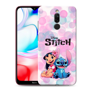 Силиконовый чехол на Xiaomi RedMi 8 с принтом Лило и Стич Силиконовый чехол на Xiaomi RedMi 8 с принтом Лило и Стич