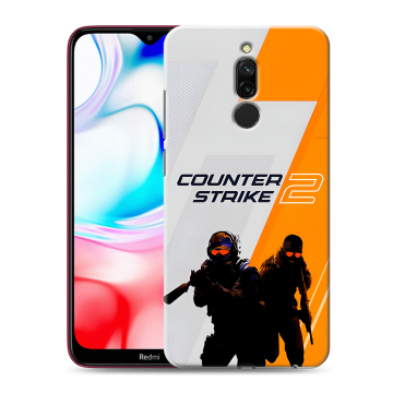 Силиконовый чехол на Xiaomi RedMi 8 с принтом Counter Strike Силиконовый чехол на Xiaomi RedMi 8 с принтом Counter Strike