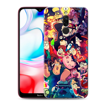 Силиконовый чехол на Xiaomi RedMi 8 с принтом Gravity Falls Гравити Фолз Силиконовый чехол на Xiaomi RedMi 8 с принтом Gravity Falls Гравити Фолз