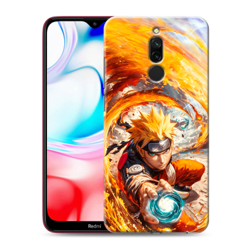 Силиконовый чехол на Xiaomi RedMi 8 с принтом Аниме Наруто Naruto Силиконовый чехол на Xiaomi RedMi 8 с принтом Аниме Наруто Naruto