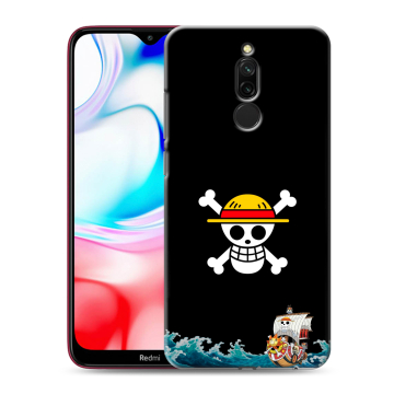 Силиконовый чехол на Xiaomi RedMi 8 с принтом One Piece Ван Пис Силиконовый чехол на Xiaomi RedMi 8 с принтом One Piece Ван Пис
