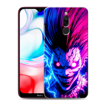Силиконовый чехол на Xiaomi RedMi 8 с принтом Death note Тетрадь смерти Силиконовый чехол на Xiaomi RedMi 8 с принтом Death note Тетрадь смерти
