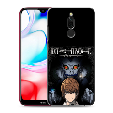 Силиконовый чехол на Xiaomi RedMi 8 с принтом Death note Тетрадь смерти Силиконовый чехол на Xiaomi RedMi 8 с принтом Death note Тетрадь смерти