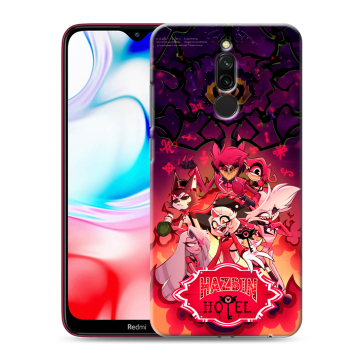 Силиконовый чехол на Xiaomi RedMi 8 с принтом Hazbin Hotel Отель Хазбин Силиконовый чехол на Xiaomi RedMi 8 с принтом Hazbin Hotel Отель Хазбин