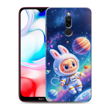 Силиконовый чехол на Xiaomi RedMi 8 с принтом Labubu Лабубу Силиконовый чехол на Xiaomi RedMi 8 с принтом Labubu Лабубу