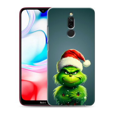 Силиконовый чехол на Xiaomi RedMi 8 с принтом Новый год Силиконовый чехол на Xiaomi RedMi 8 с принтом Новый год