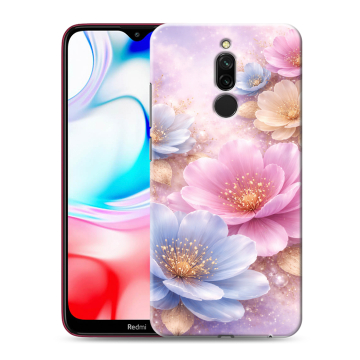 Силиконовый чехол на Xiaomi RedMi 8 с принтом женский Силиконовый чехол на Xiaomi RedMi 8 с принтом женский