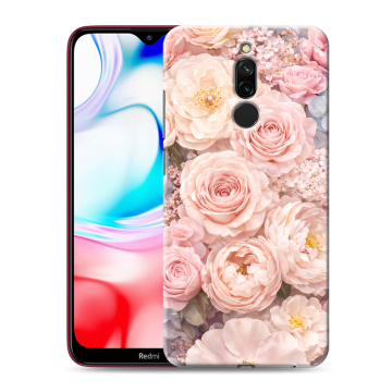 Силиконовый чехол на Xiaomi RedMi 8 с принтом женский Силиконовый чехол на Xiaomi RedMi 8 с принтом женский