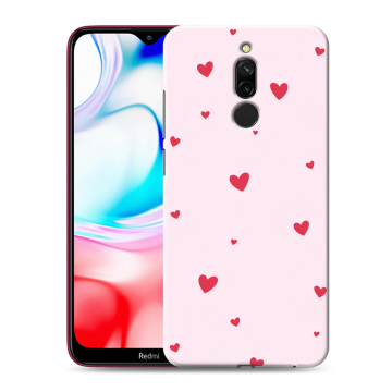 Силиконовый чехол на Xiaomi RedMi 8 с принтом для девочек Силиконовый чехол на Xiaomi RedMi 8 с принтом для девочек