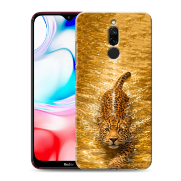Силиконовый чехол на Xiaomi RedMi 8 с принтом женский Силиконовый чехол на Xiaomi RedMi 8 с принтом женский