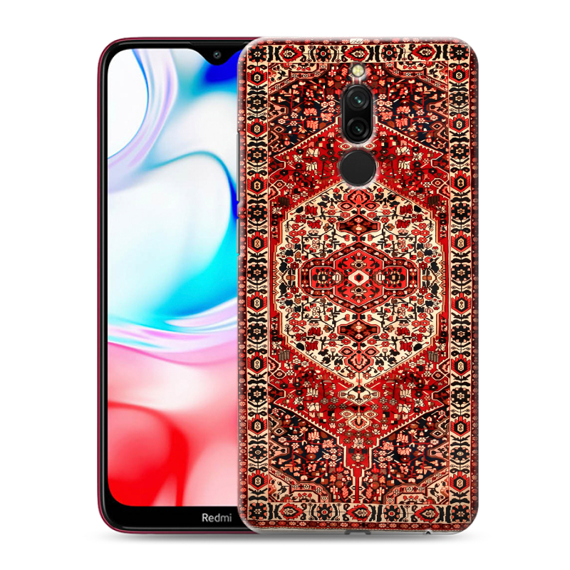 Силиконовый противоударный чехол на Xiaomi RedMi 8 с принтом Ковер Силиконовый противоударный чехол на Xiaomi RedMi 8 с принтом Ковер