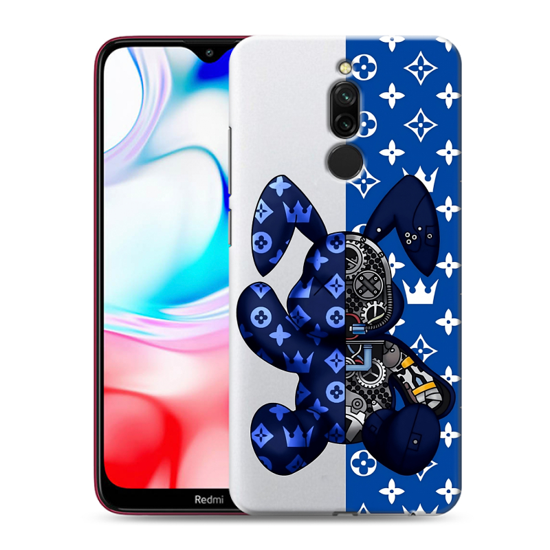 Силиконовый чехол на Xiaomi RedMi 8 с принтом Луи робот Силиконовый чехол на Xiaomi RedMi 8 с принтом Луи робот