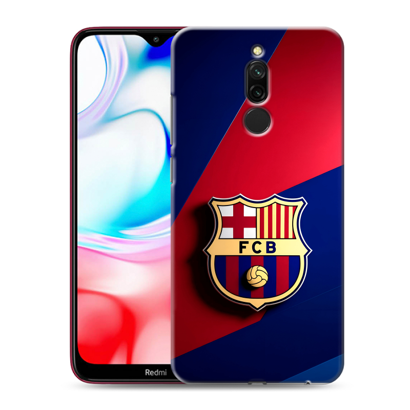 Силиконовый противоударный чехол на Xiaomi RedMi 8 с принтом Барселона Barcelona Силиконовый противоударный чехол на Xiaomi RedMi 8 с принтом Барселона Barcelona